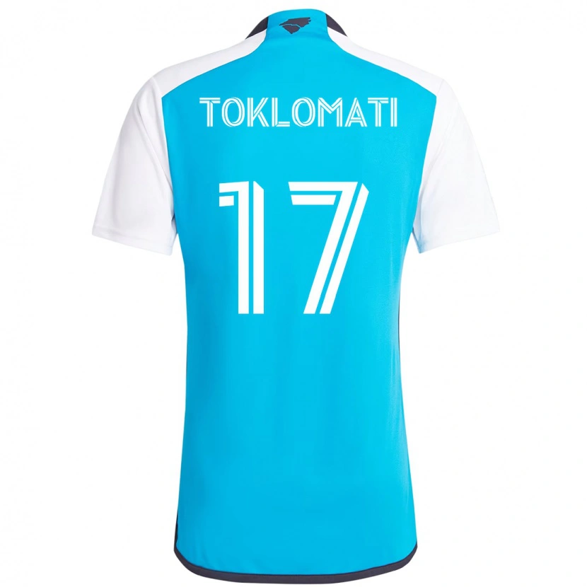 Danxen Enfant Maillot Idan Toklomati #17 Noir Blanc Tenues Domicile 2025/26 T-Shirt