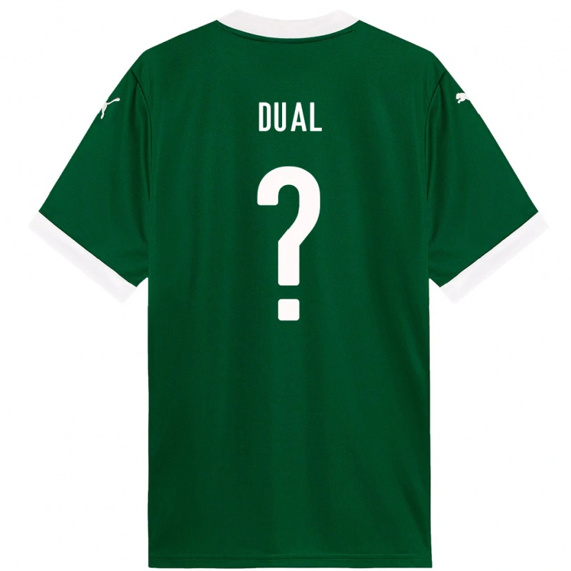 Danxen Enfant Maillot Wesley Dual #0 Blanc Vert Tenues Domicile 2025/26 T-Shirt