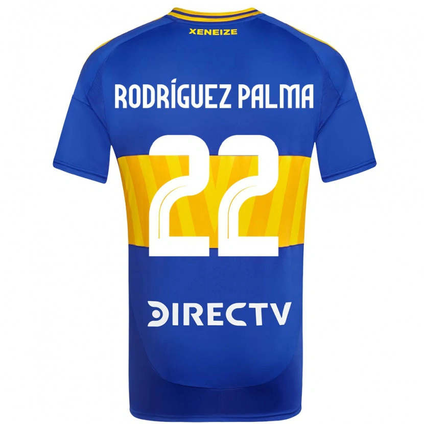 Danxen Enfant Maillot Joaquina Rodríguez Palma #22 Blanc Bleu Tenues Domicile 2025/26 T-Shirt