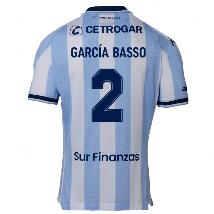 Danxen Enfant Maillot Agustín García Basso #2 Bleu Foncé Tenues Domicile 2025/26 T-Shirt