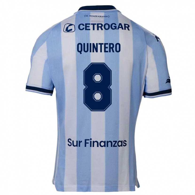 Danxen Enfant Maillot Juan Fernando Quintero #8 Bleu Foncé Tenues Domicile 2025/26 T-Shirt