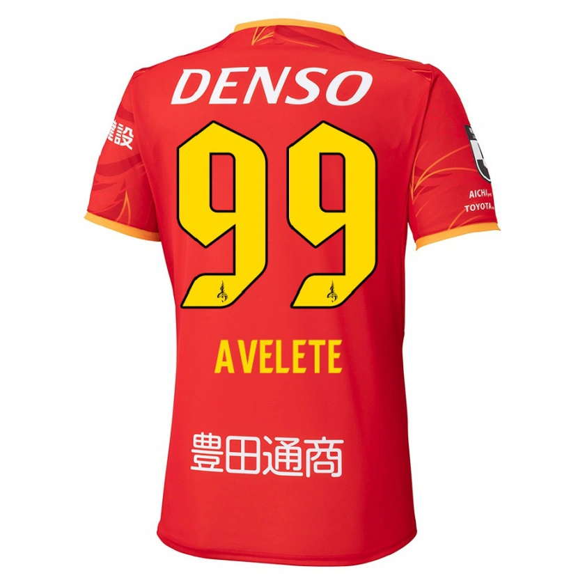 Danxen Enfant Maillot Yves Avelete #99 Blanc Rouge Tenues Domicile 2025/26 T-Shirt