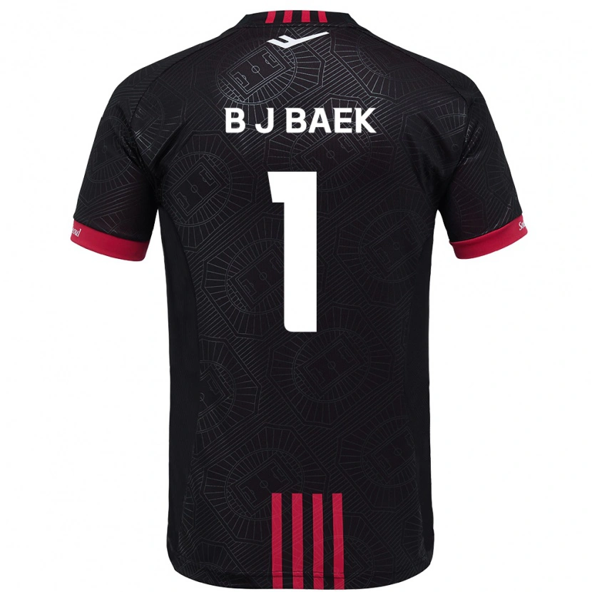 Danxen Enfant Maillot Jong-Beom Baek #1 Blanc Noir Tenues Domicile 2025/26 T-Shirt