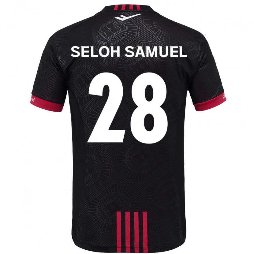 Danxen Enfant Maillot Gbato Seloh Samuel #28 Blanc Noir Tenues Domicile 2025/26 T-Shirt