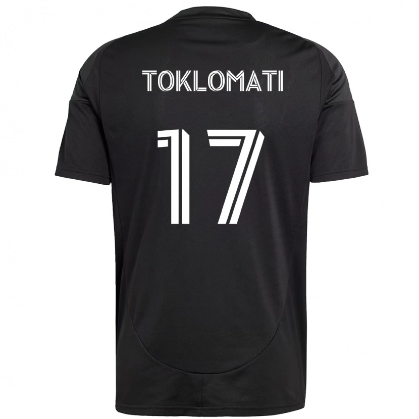 Danxen Enfant Maillot Idan Toklomati #17 Bleu Ciel Blanc Tenues Extérieur 2025/26 T-Shirt