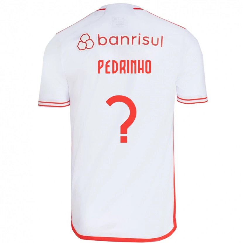 Danxen Enfant Maillot Pedrinho #0 Rouge Blanc Tenues Extérieur 2025/26 T-Shirt