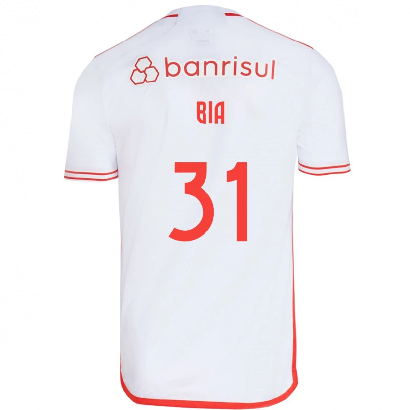 Danxen Enfant Maillot Bia #31 Rouge Blanc Tenues Extérieur 2025/26 T-Shirt