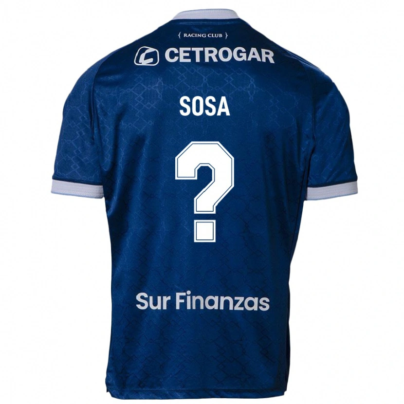 Danxen Enfant Maillot Gonzalo Sosa #0 Bleu Ciel Tenues Extérieur 2025/26 T-Shirt