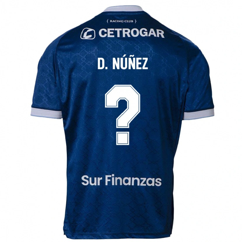 Danxen Enfant Maillot Demián Núñez #0 Bleu Ciel Tenues Extérieur 2025/26 T-Shirt