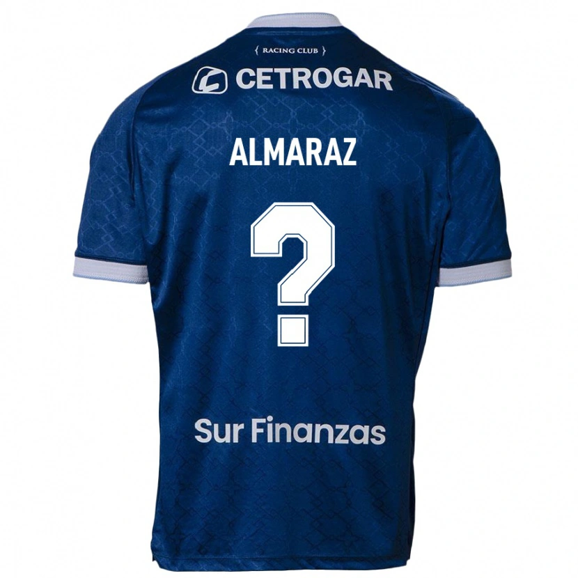 Danxen Enfant Maillot Alex Almaraz #0 Bleu Ciel Tenues Extérieur 2025/26 T-Shirt