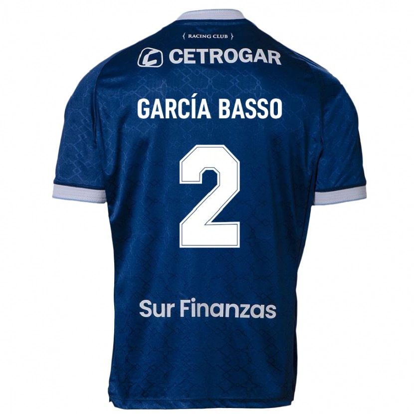 Danxen Enfant Maillot Agustín García Basso #2 Bleu Ciel Tenues Extérieur 2025/26 T-Shirt