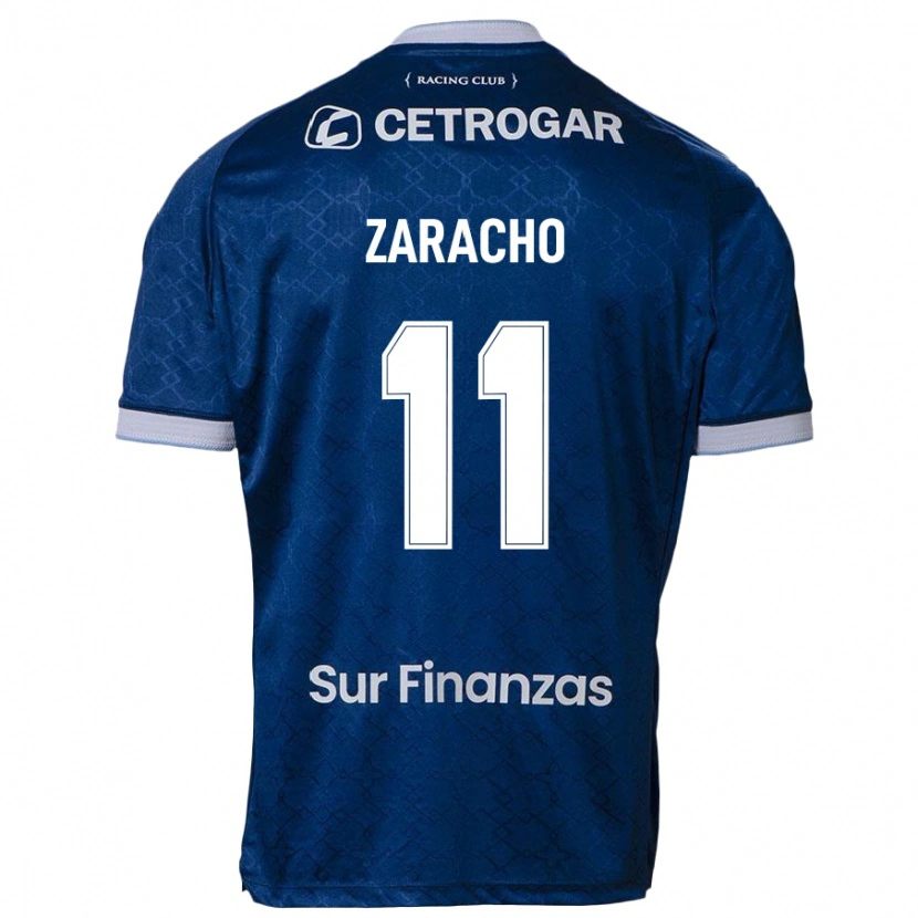 Danxen Enfant Maillot Matías Zaracho #11 Bleu Ciel Tenues Extérieur 2025/26 T-Shirt