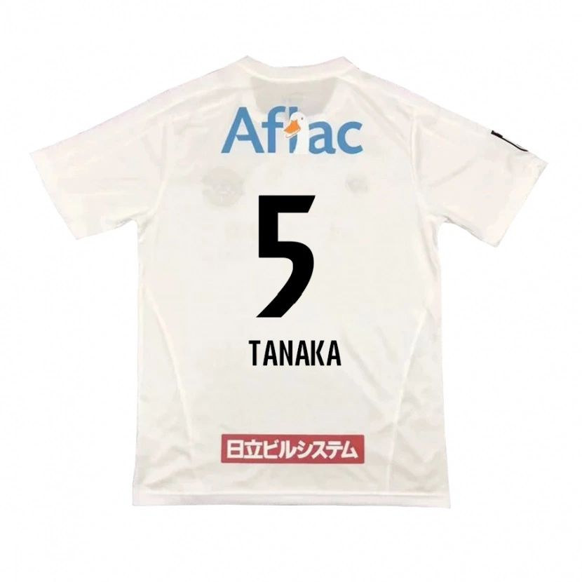 Danxen Enfant Maillot Hayato Tanaka #5 Noir Jaune Tenues Extérieur 2025/26 T-Shirt