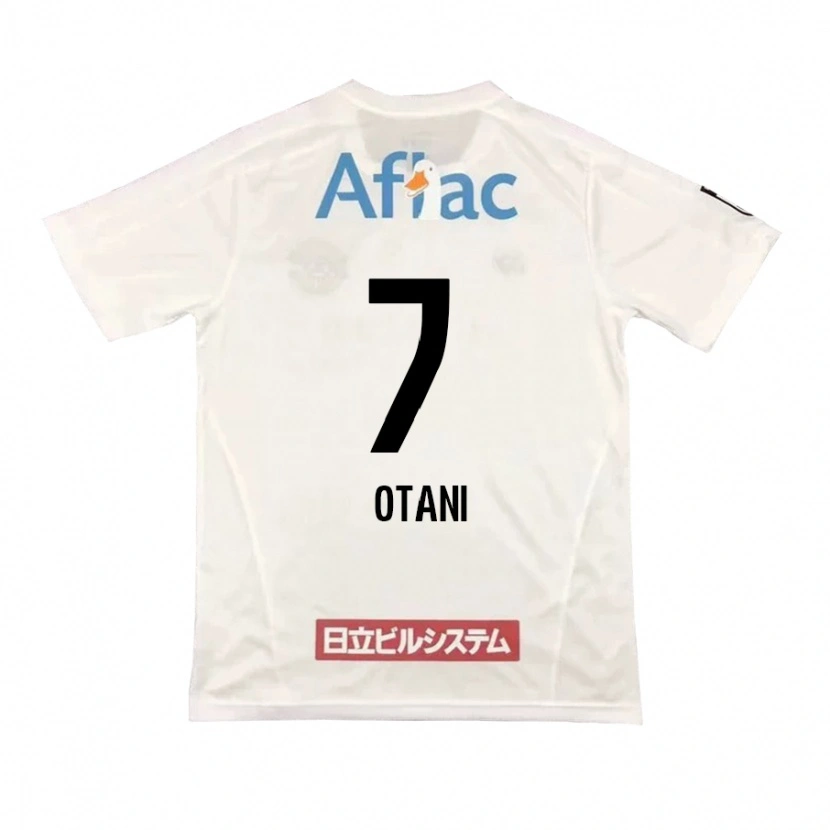 Danxen Enfant Maillot Hidekazu Otani #7 Noir Jaune Tenues Extérieur 2025/26 T-Shirt