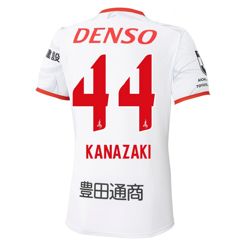 Danxen Enfant Maillot Mu Kanazaki #44 Rouge Jaune Tenues Extérieur 2025/26 T-Shirt