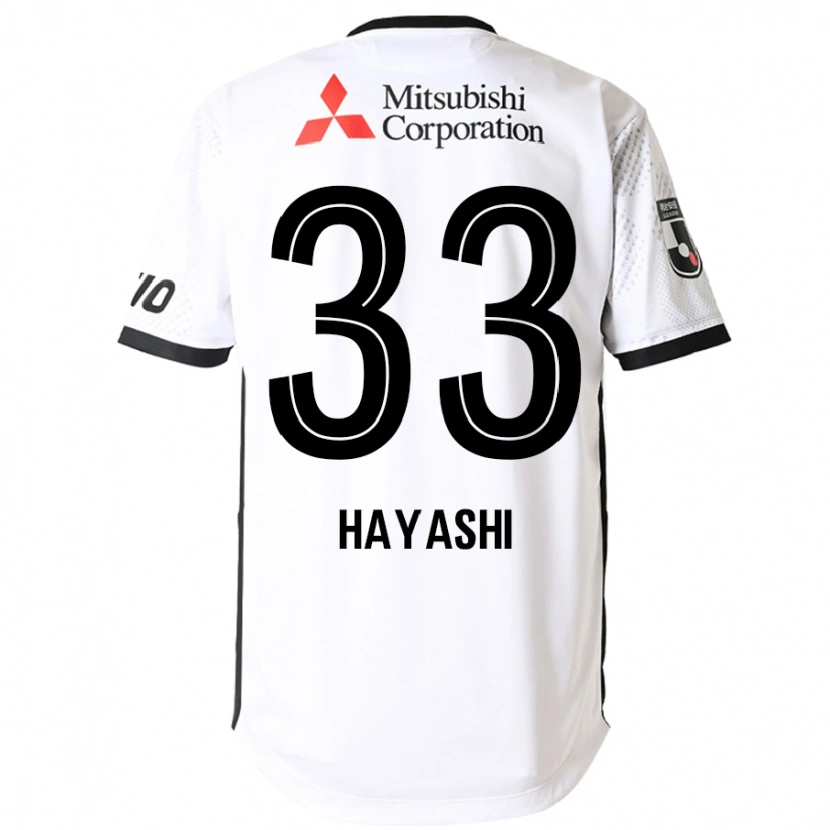 Danxen Enfant Maillot Akihiro Hayashi #33 Bleu Royal Blanc Tenues Extérieur 2025/26 T-Shirt