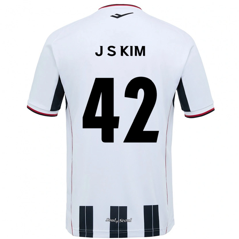 Danxen Enfant Maillot Shin-Jin Kim #42 Noir Rouge Tenues Extérieur 2025/26 T-Shirt