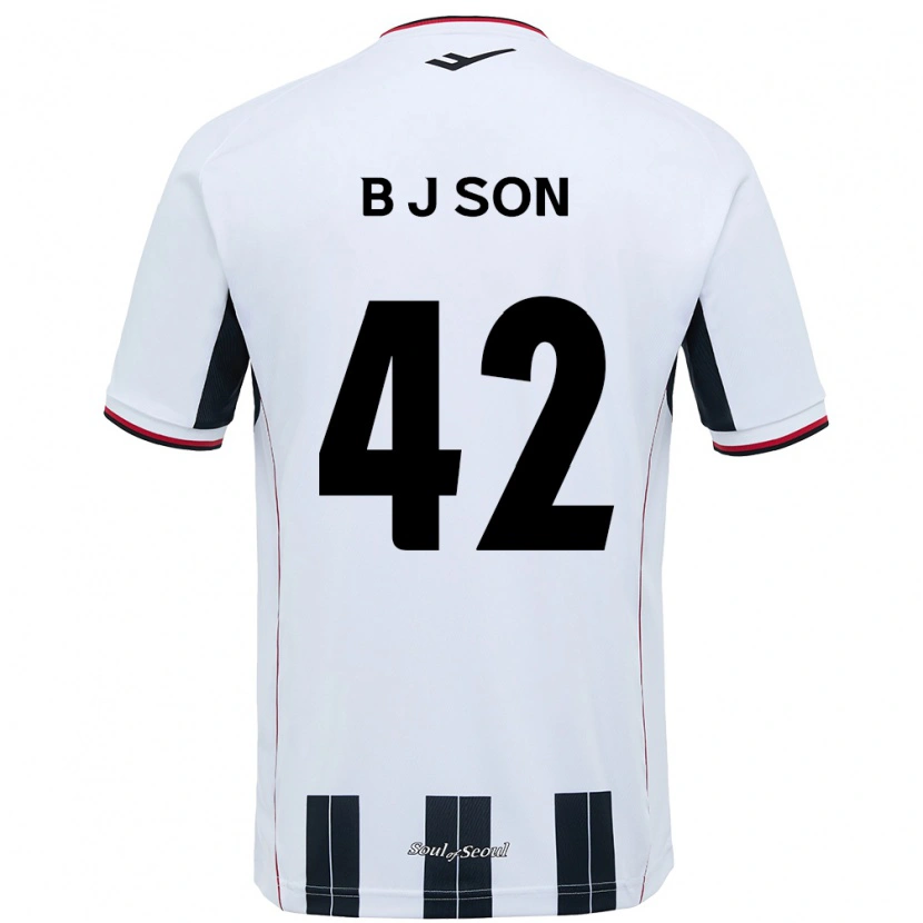 Danxen Enfant Maillot Jeong-Beom Son #42 Noir Rouge Tenues Extérieur 2025/26 T-Shirt