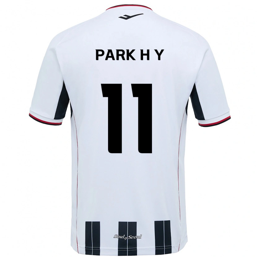 Danxen Enfant Maillot Park Hee-Young #11 Noir Rouge Tenues Extérieur 2025/26 T-Shirt