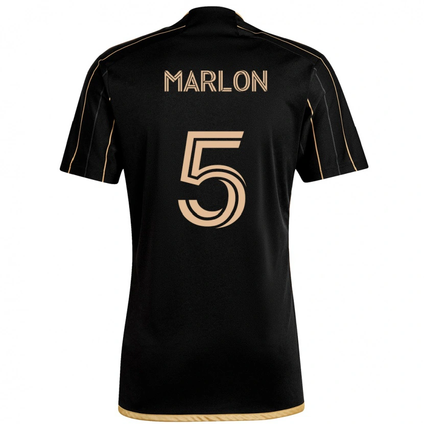 Danxen Homme Maillot Marlon #5 Blanc Marron Tenues Domicile 2025/26 T-Shirt