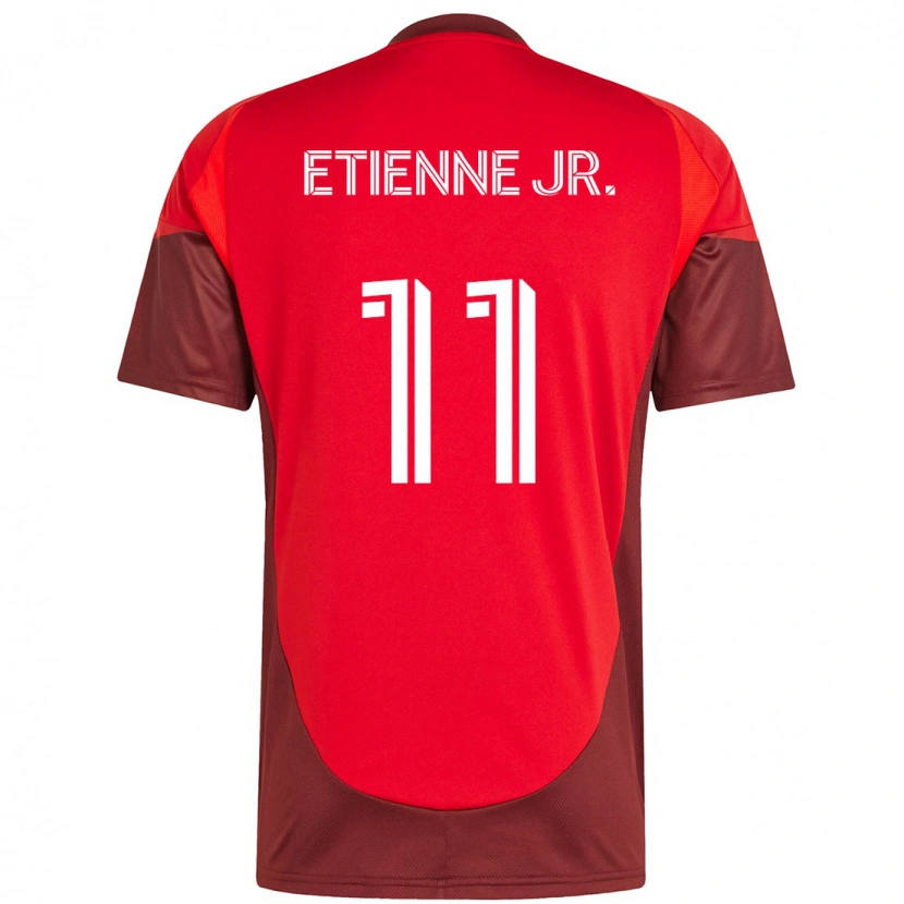 Danxen Homme Maillot Derrick Etienne Jr. #11 Blanc Rouge Tenues Domicile 2025/26 T-Shirt