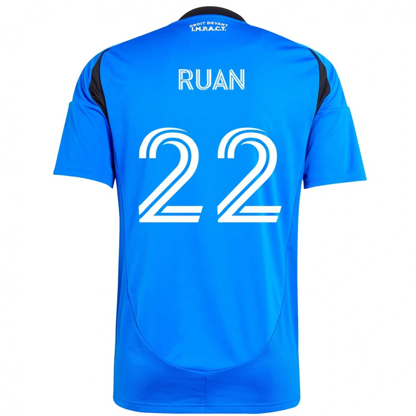 Danxen Homme Maillot Ruan #22 Bleu Ciel Bleu Foncé Tenues Domicile 2025/26 T-Shirt