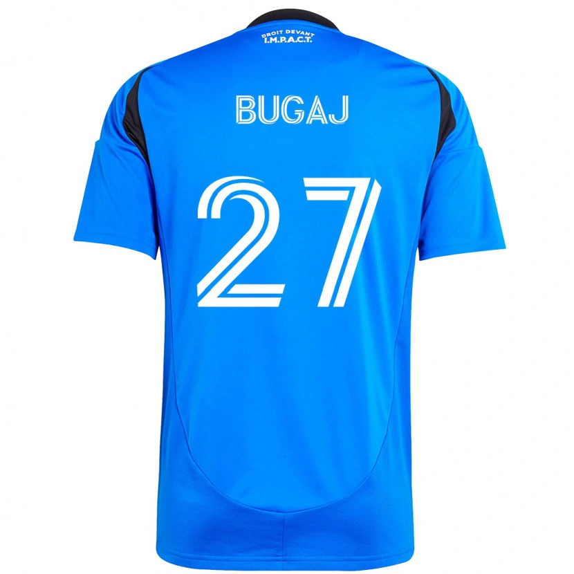 Danxen Homme Maillot Dawid Bugaj #27 Bleu Ciel Bleu Foncé Tenues Domicile 2025/26 T-Shirt