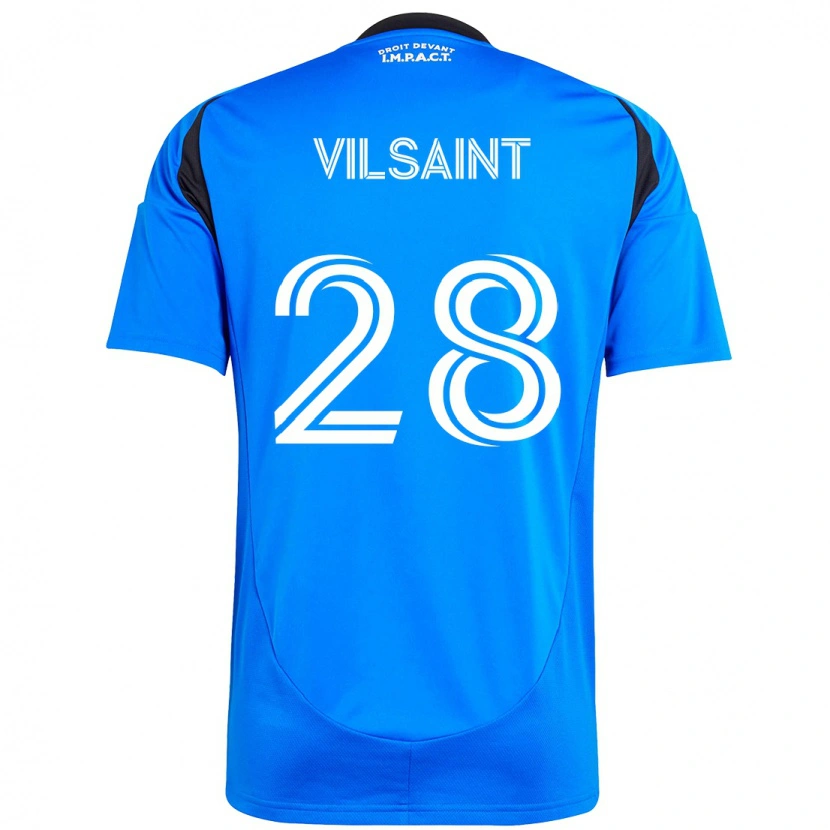 Danxen Homme Maillot Jules-Anthony Vilsaint #28 Bleu Ciel Bleu Foncé Tenues Domicile 2025/26 T-Shirt