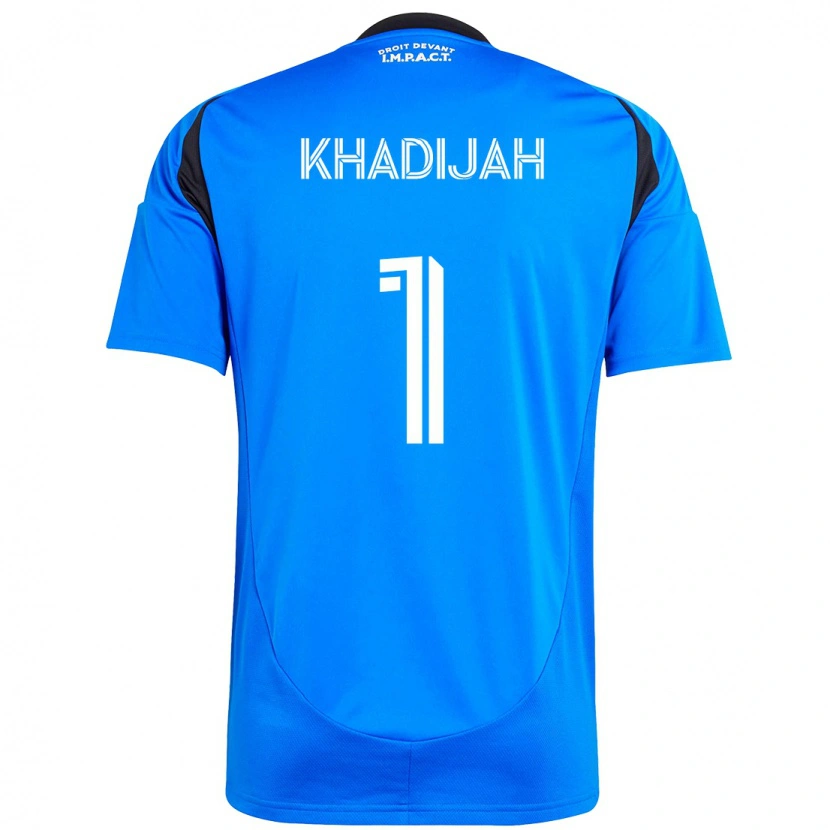 Danxen Homme Maillot Cissé Khadijah #1 Bleu Ciel Bleu Foncé Tenues Domicile 2025/26 T-Shirt