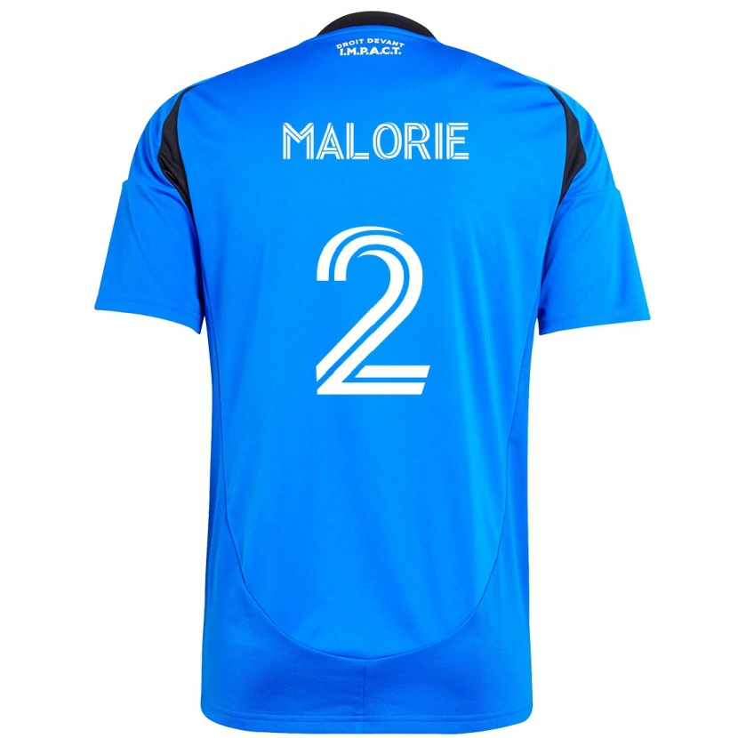 Danxen Homme Maillot Tremblay Malorie #2 Bleu Ciel Bleu Foncé Tenues Domicile 2025/26 T-Shirt