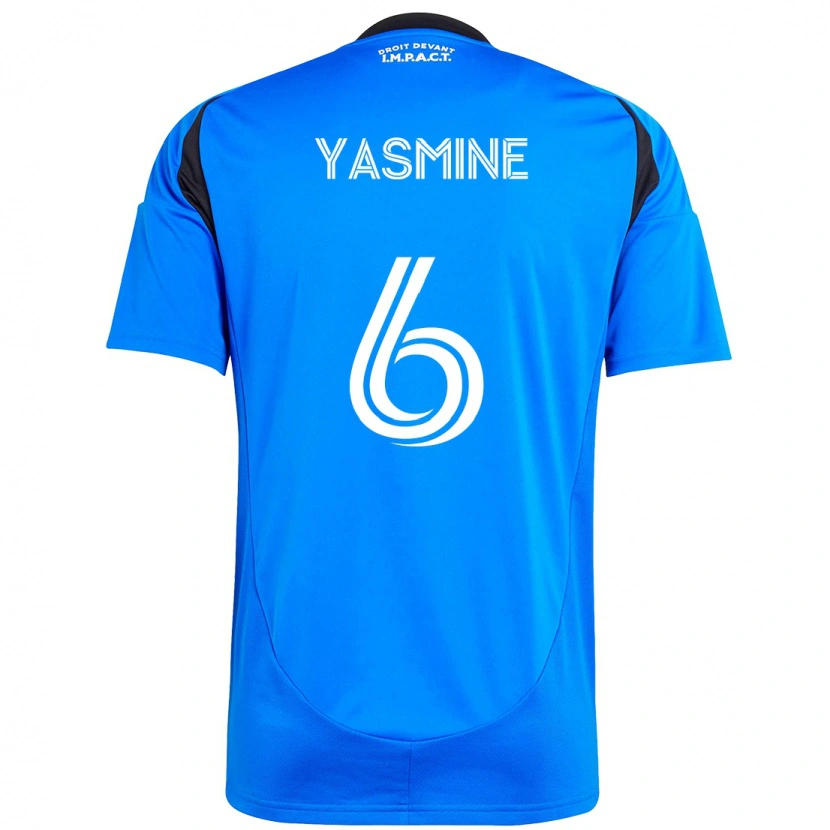 Danxen Homme Maillot Décombe Yasmine #6 Bleu Ciel Bleu Foncé Tenues Domicile 2025/26 T-Shirt