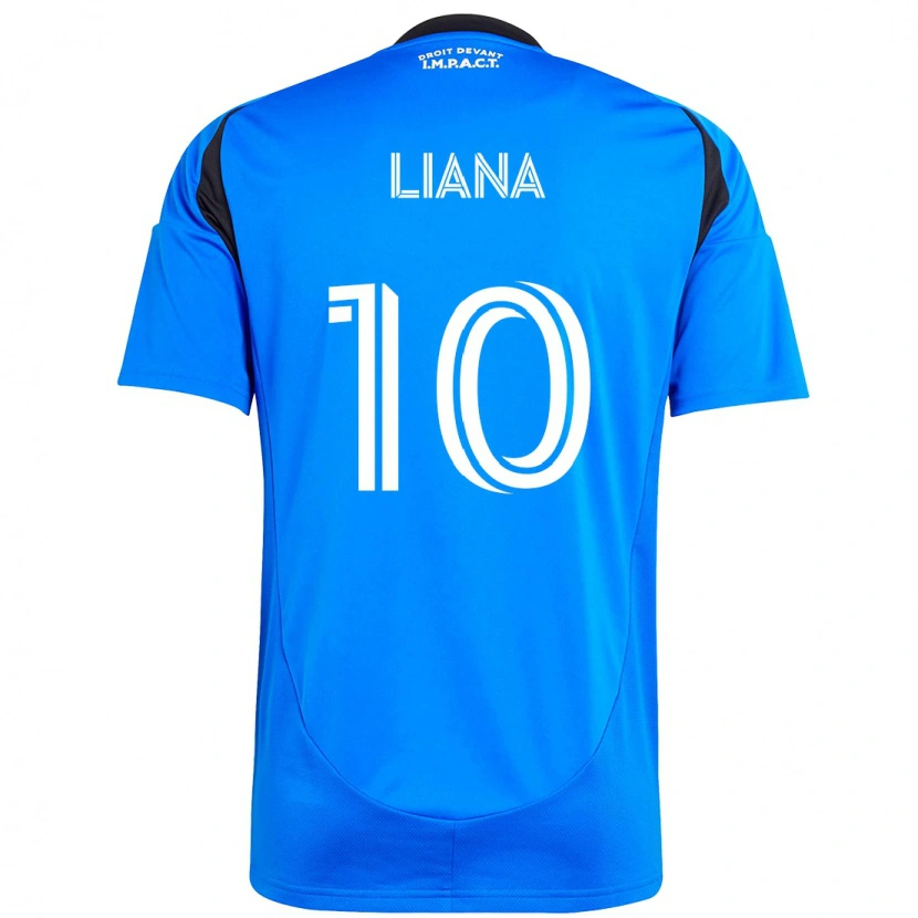 Danxen Homme Maillot Tarasco Liana #10 Bleu Ciel Bleu Foncé Tenues Domicile 2025/26 T-Shirt