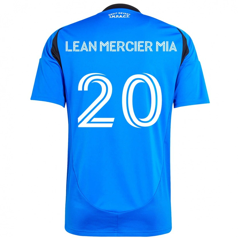 Danxen Homme Maillot Mc Lean Mercier Mia #20 Bleu Ciel Bleu Foncé Tenues Domicile 2025/26 T-Shirt