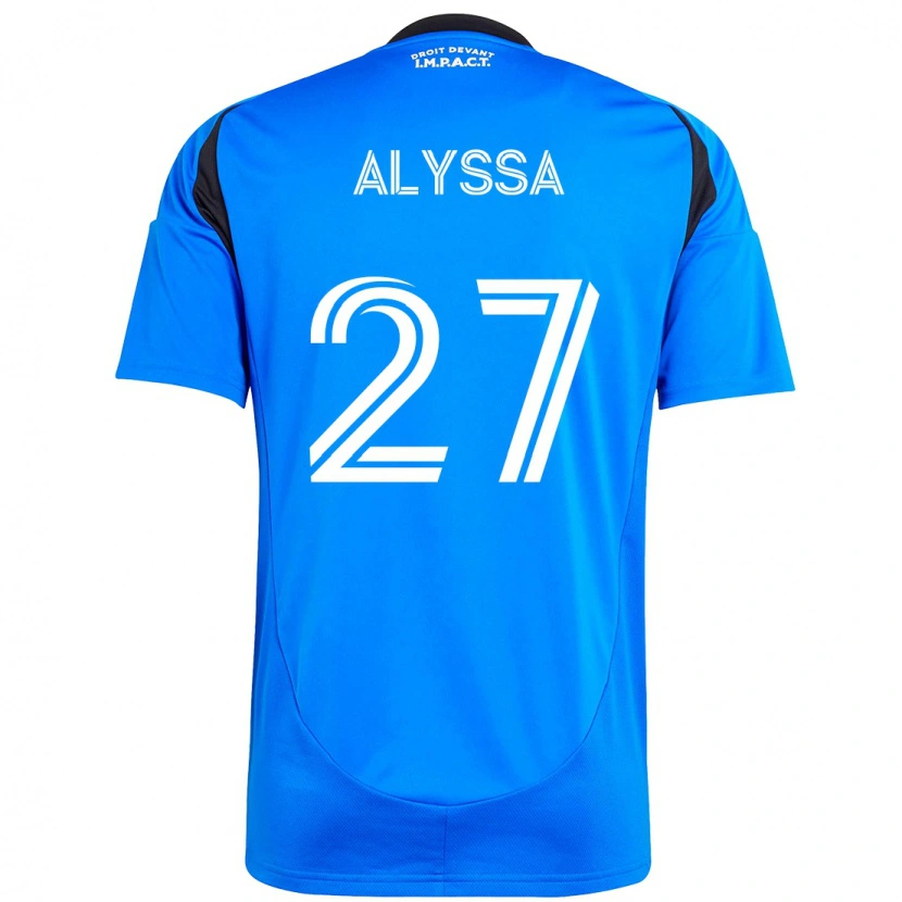 Danxen Homme Maillot Garreaud Alyssa #27 Bleu Ciel Bleu Foncé Tenues Domicile 2025/26 T-Shirt