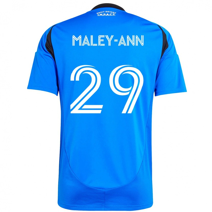 Danxen Homme Maillot Caron Maley-Ann #29 Bleu Ciel Bleu Foncé Tenues Domicile 2025/26 T-Shirt