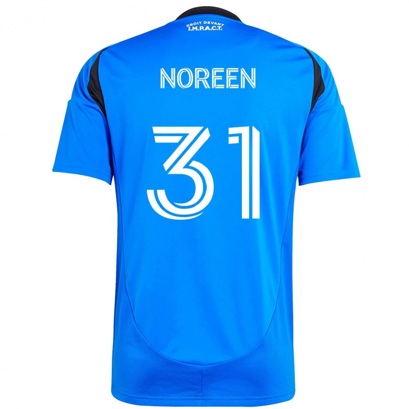 Danxen Homme Maillot Tijhof Noreen #31 Bleu Ciel Bleu Foncé Tenues Domicile 2025/26 T-Shirt