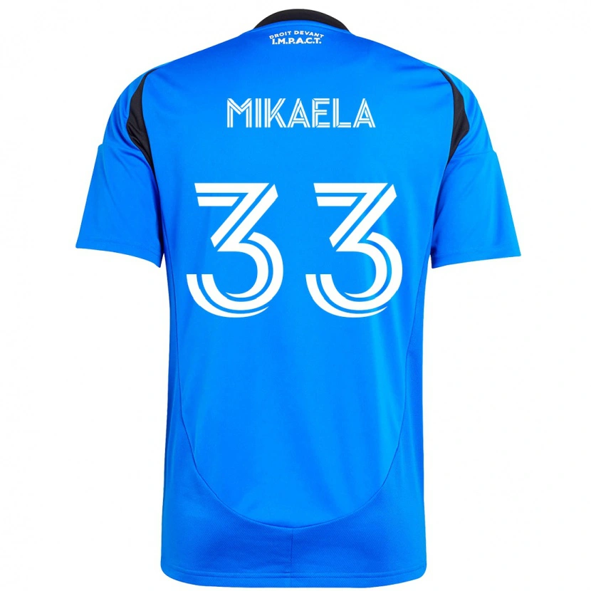 Danxen Homme Maillot Aitken Mikaela #33 Bleu Ciel Bleu Foncé Tenues Domicile 2025/26 T-Shirt