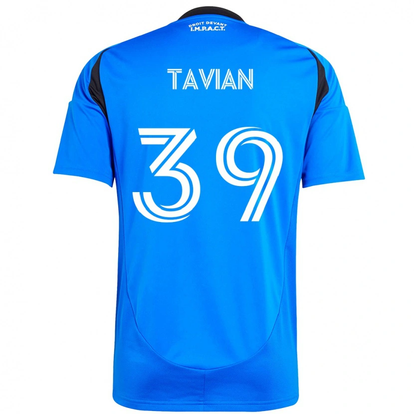 Danxen Homme Maillot Vandendort Tavian #39 Bleu Ciel Bleu Foncé Tenues Domicile 2025/26 T-Shirt