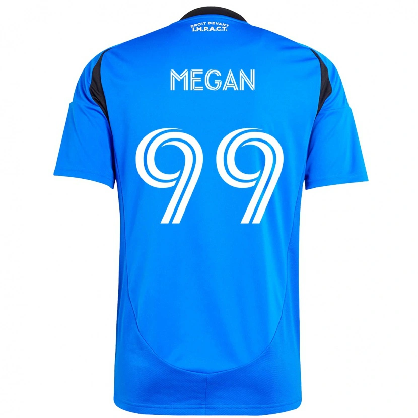 Danxen Homme Maillot Lemieux Megan #99 Bleu Ciel Bleu Foncé Tenues Domicile 2025/26 T-Shirt