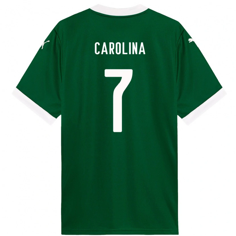 Danxen Homme Maillot Brena Carolina #7 Blanc Vert Tenues Domicile 2025/26 T-Shirt