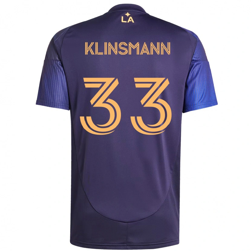 Danxen Homme Maillot Jonathan Klinsmann #33 Blanc Jaune Tenues Extérieur 2025/26 T-Shirt