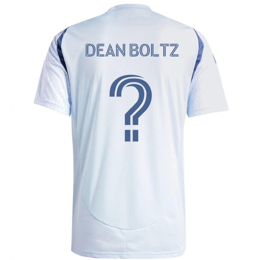 Danxen Homme Maillot Dean Boltz #0 Rouge Blanc Tenues Extérieur 2025/26 T-Shirt