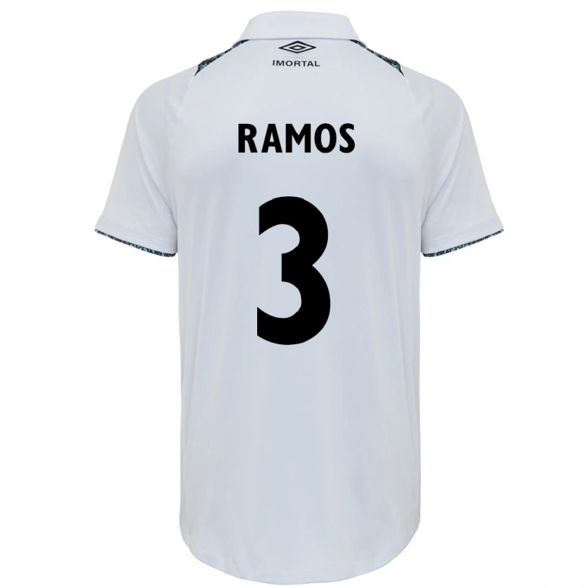 Danxen Homme Maillot João Ramos #3 Bleu Noir Blanc Tenues Extérieur 2025/26 T-Shirt