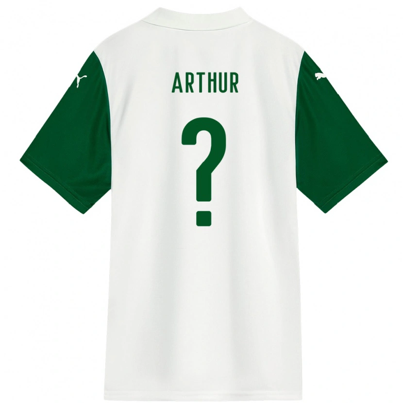 Danxen Homme Maillot Luis Arthur #0 Vert Blanc Tenues Extérieur 2025/26 T-Shirt