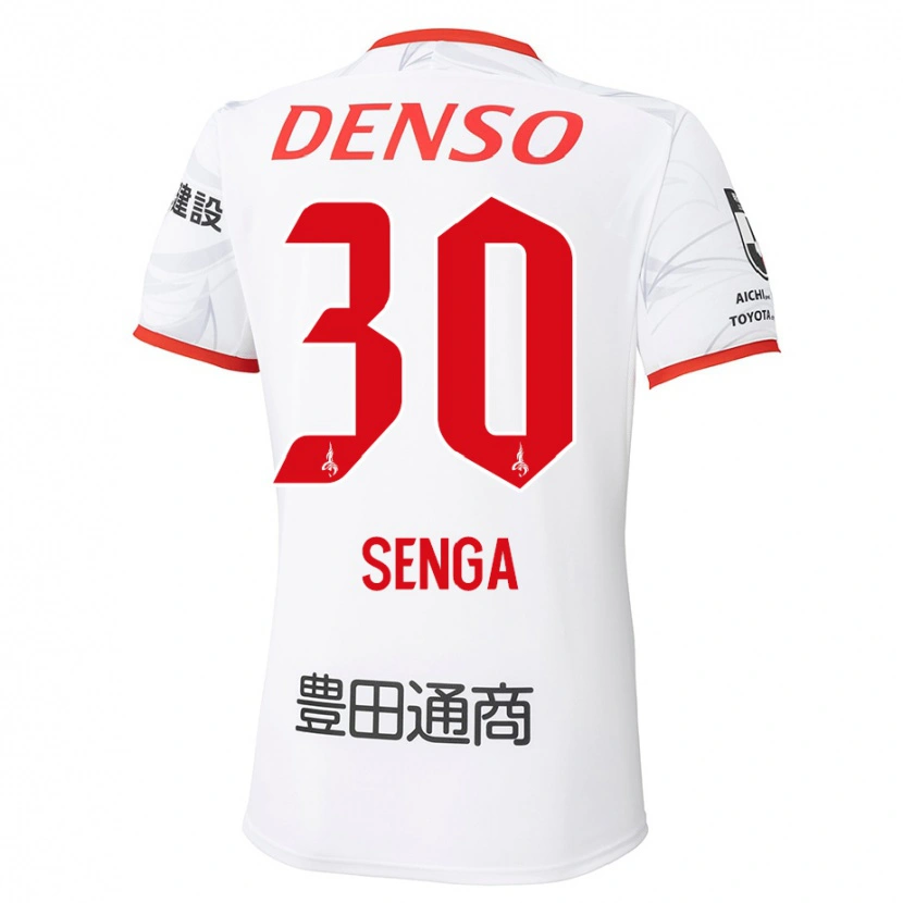 Danxen Homme Maillot Shotaro Senga #30 Rouge Jaune Tenues Extérieur 2025/26 T-Shirt