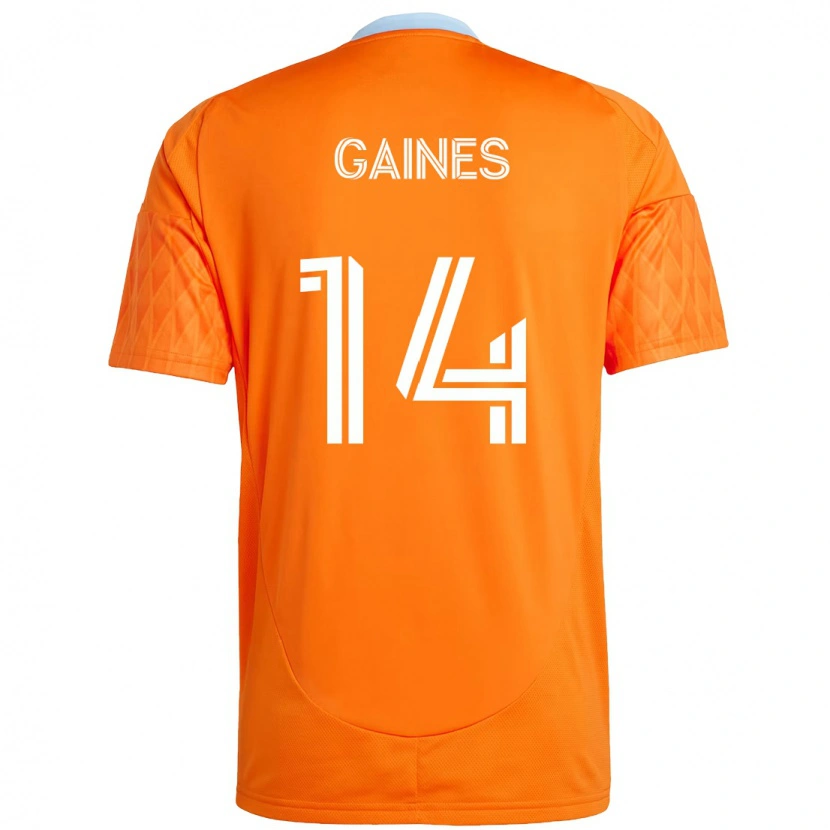 Danxen Femme Maillot Mckinze Gaines #14 Violet Orange Tenues Domicile 2025/26 T-Shirt