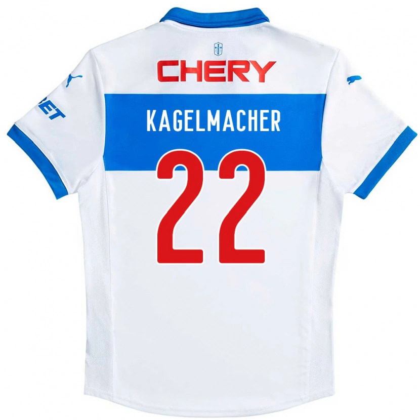 Danxen Femme Maillot Gary Kagelmacher #22 Bleu Royal Blanc Tenues Domicile 2025/26 T-Shirt