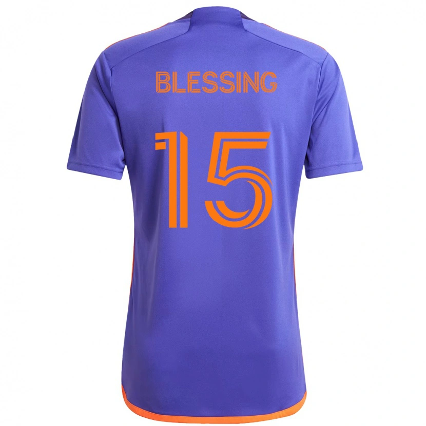 Danxen Femme Maillot Latif Blessing #15 Orange Blanc Tenues Extérieur 2025/26 T-Shirt