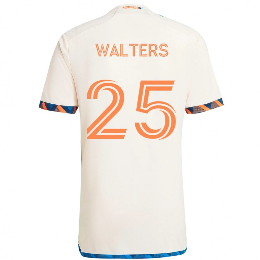 Danxen Femme Maillot Paul Walters #25 Bleu Foncé Orange Tenues Extérieur 2025/26 T-Shirt