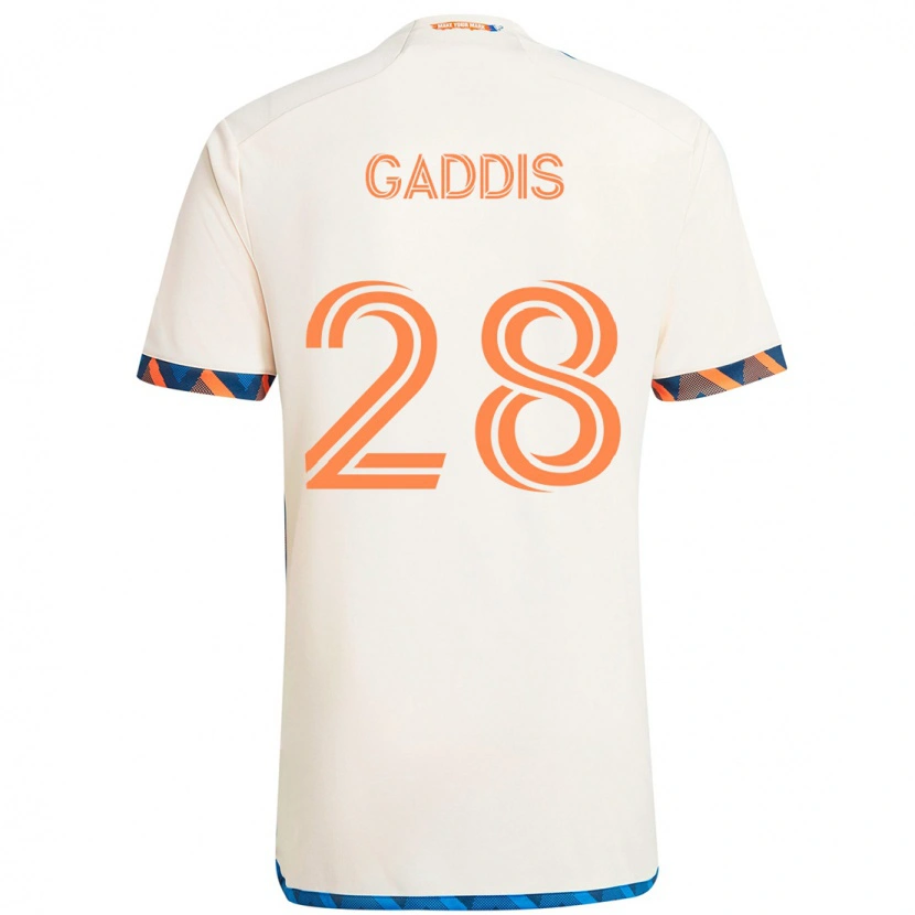 Danxen Femme Maillot Raymon Gaddis #28 Bleu Foncé Orange Tenues Extérieur 2025/26 T-Shirt